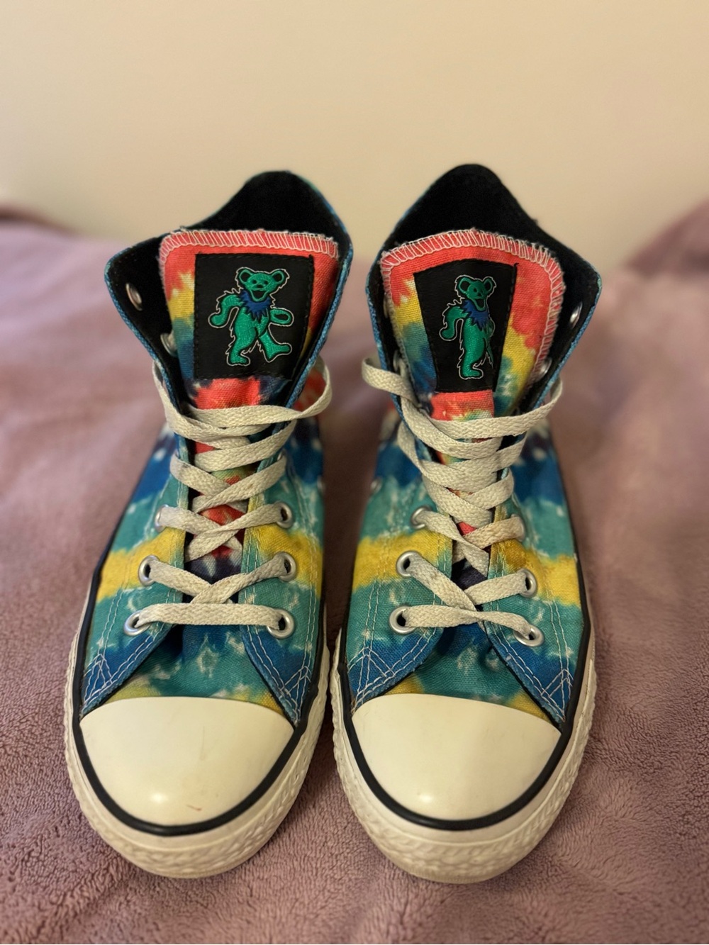 Converse Grateful Dead All Star Chuck Taylor Tie-Dye High-Top Sneakers